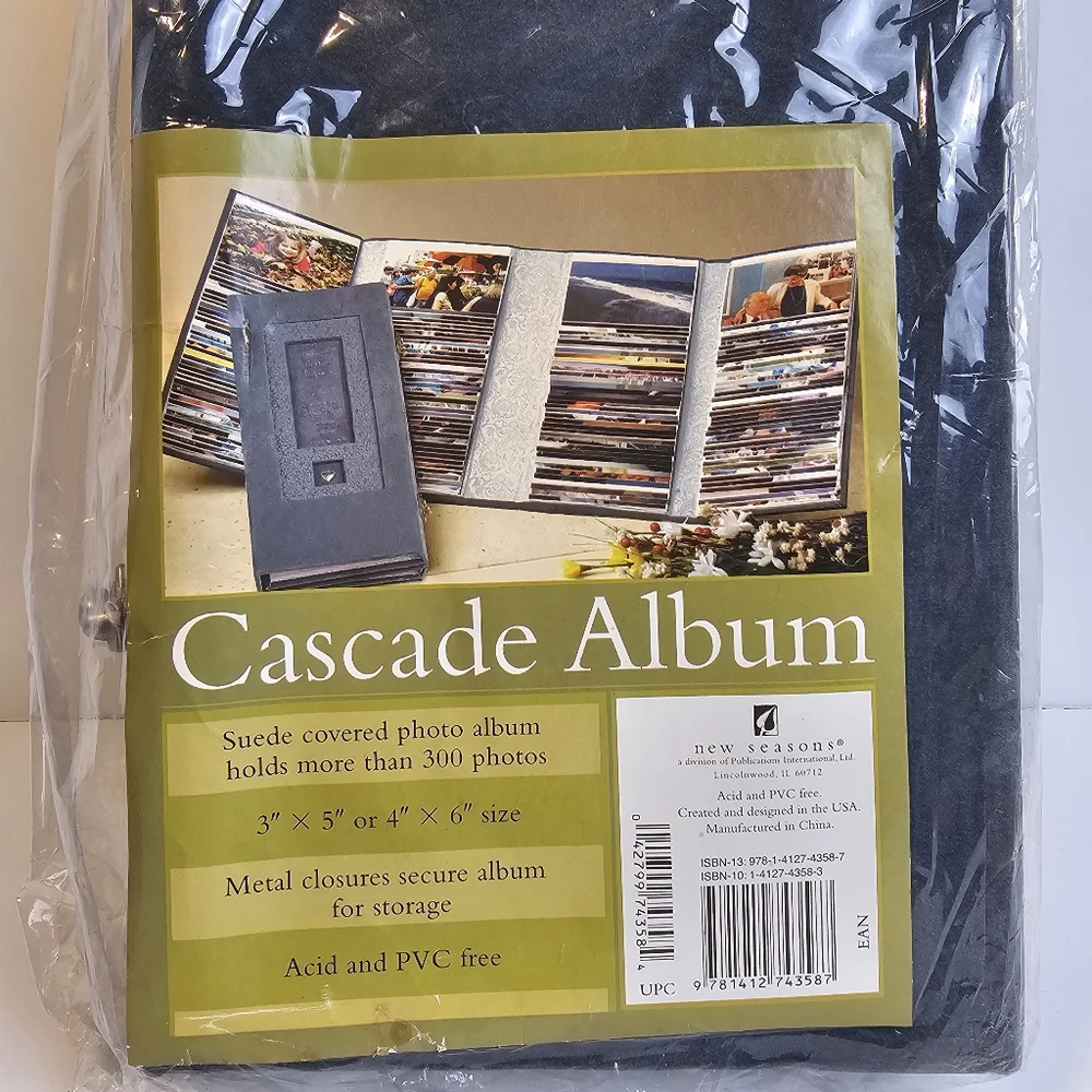 Cascading Photo Album Photographs Memories Storage Share NIP Heart Poem Suede